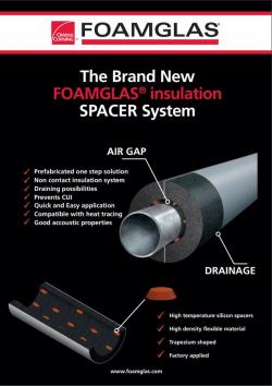 Foamglas Terostat Spacer System
