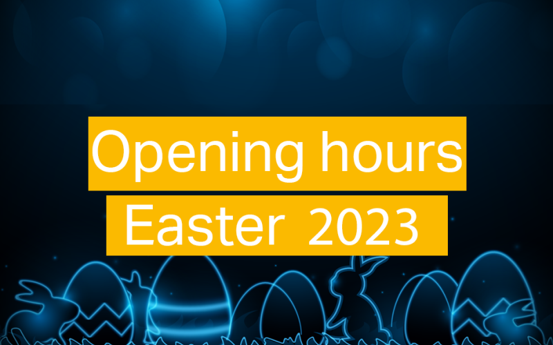 Openinghours Easter 2023