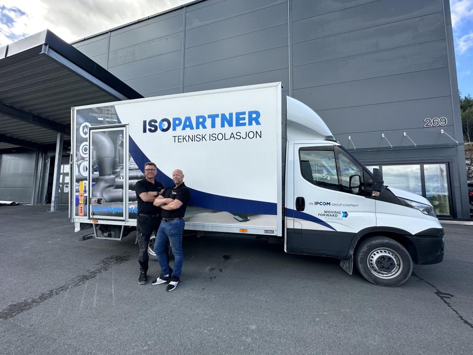Remi Storfjell og Tor Olav Johnsen ved ISOPARTNER Trondheim